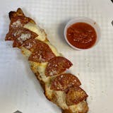 Braided Pepperoni Pizza Pretzel