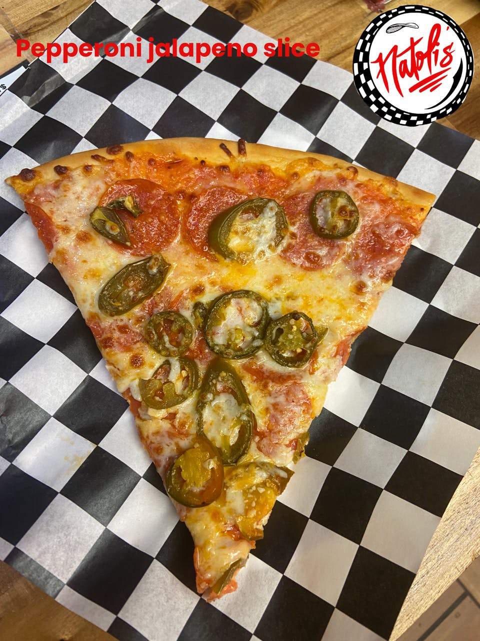 Pepperoni Jalapeno Pizza Slice