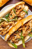 Chicken Cheesesteak Works Sandwich