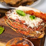 Eggplant Parmigiana Sandwich