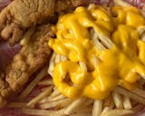 Chicken Tenders with Cheese Fries