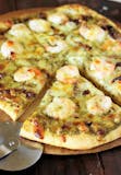 Shrimp Pesto flatbread