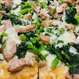 Sausage and Rabe Flatbread