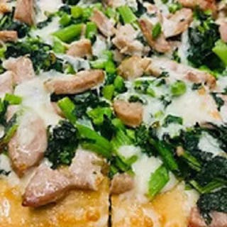 Sausage and Rabe Flatbread