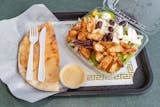 Greek Chicken Kebob Salad