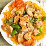 Chicken Kabob over Rice