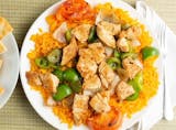 Chicken Kabob over Rice
