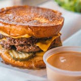 Double Smash Grilled cheese burger