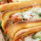 Beef Meatball with Green Peppers & Cheese Sub