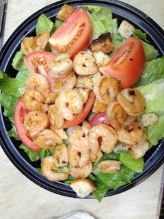 Caesar Salad with Shrimp
