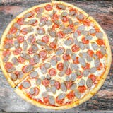 Sausage Pepperoni Pizza
