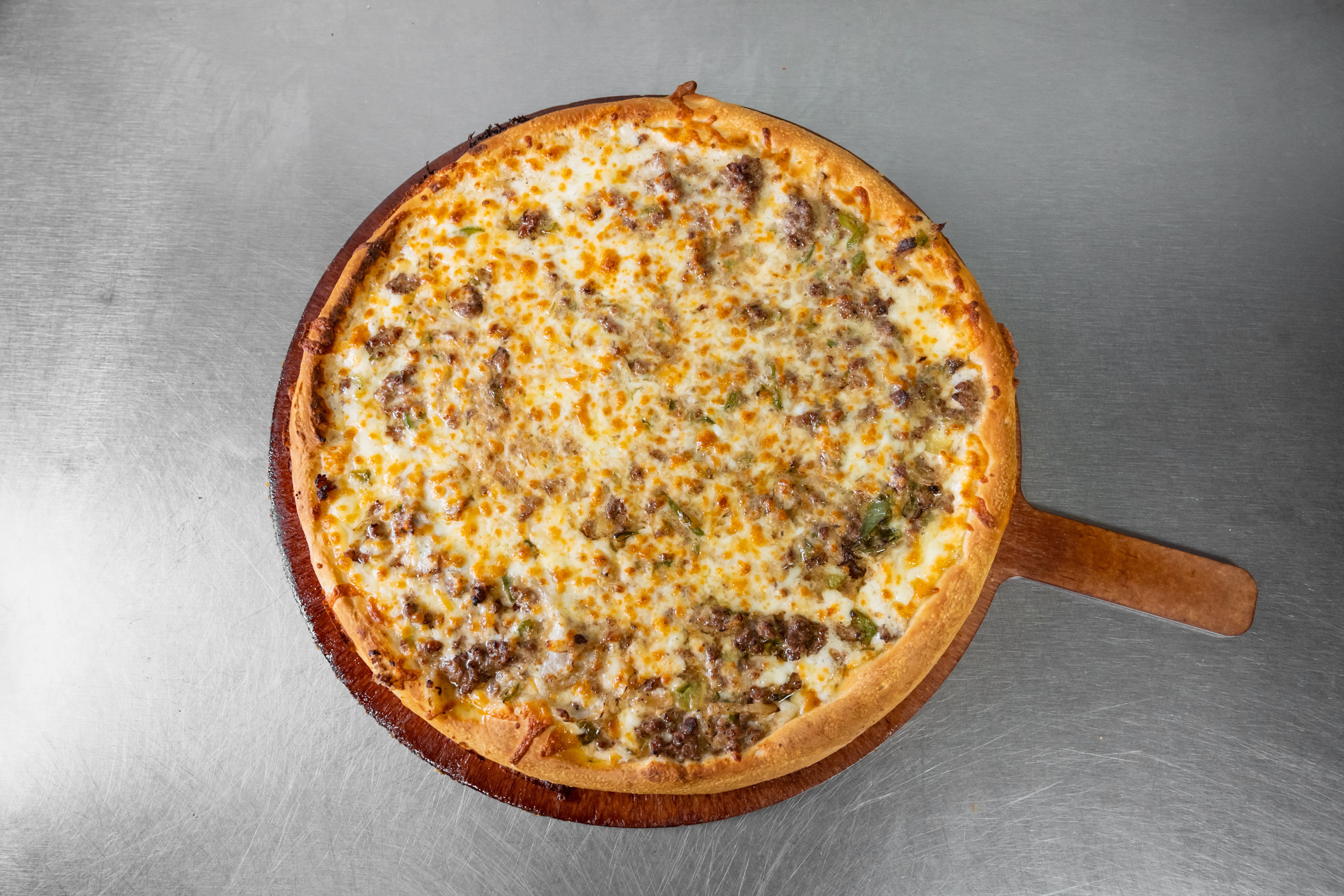 Philly Cheesesteak Pizza