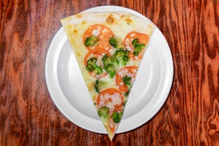 White Tomato & Broccoli Pizza