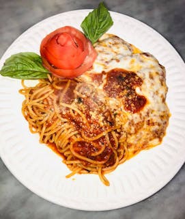 Eggplant Parmigiana Pasta