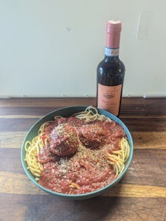 Meatball Parmigiana Pasta