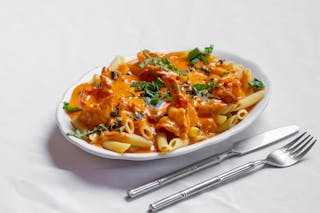 Penne Vodka with Shrimp Lunch