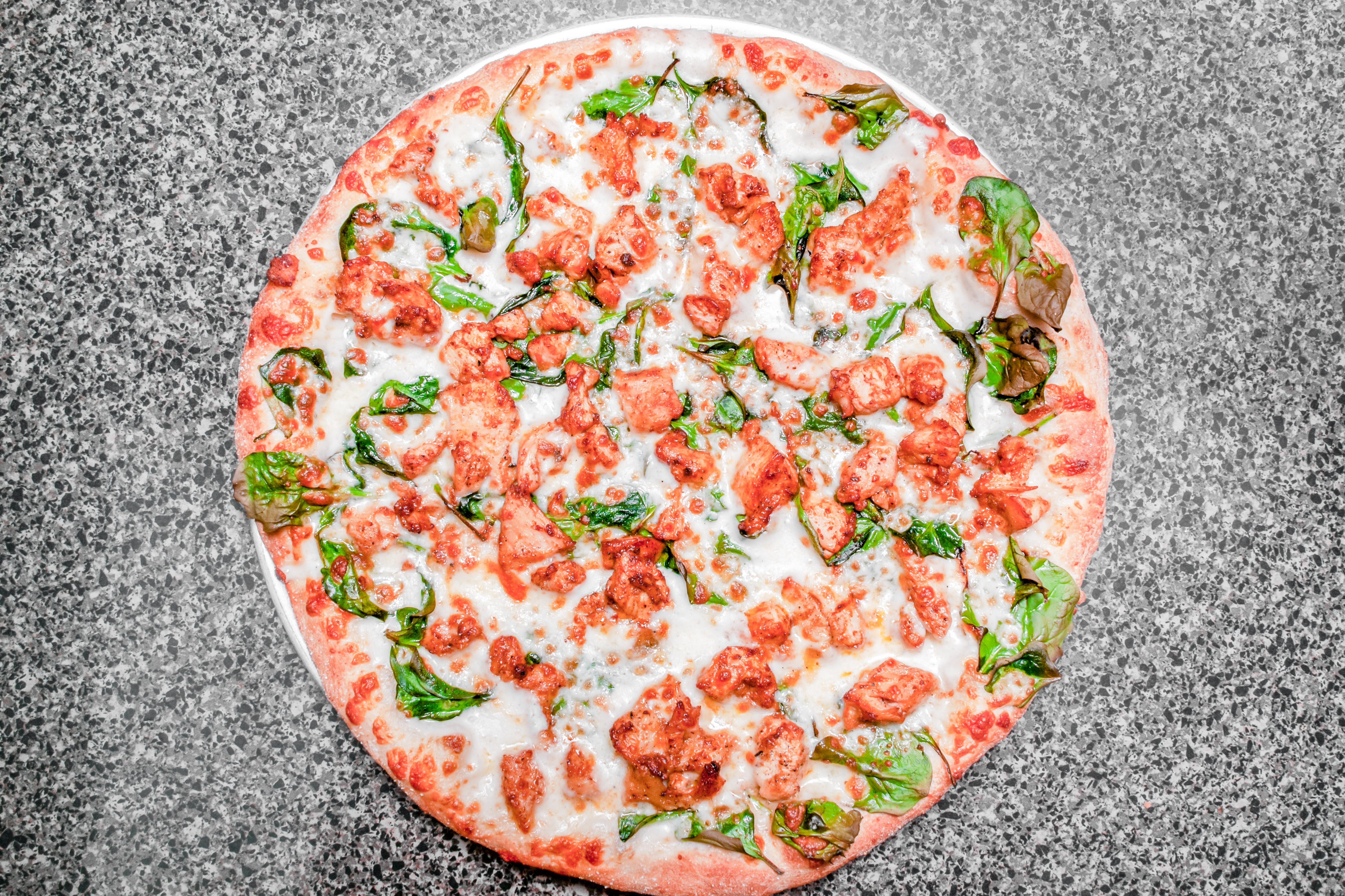 Chicken Alfredo Pizza