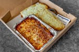Lasagna with Garlic Cheese Bread