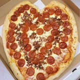 Valentine`s Day Special Heart Shaped Pizza Now until the Jan 31s