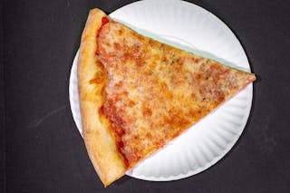 Round Cheese Pizza Slice