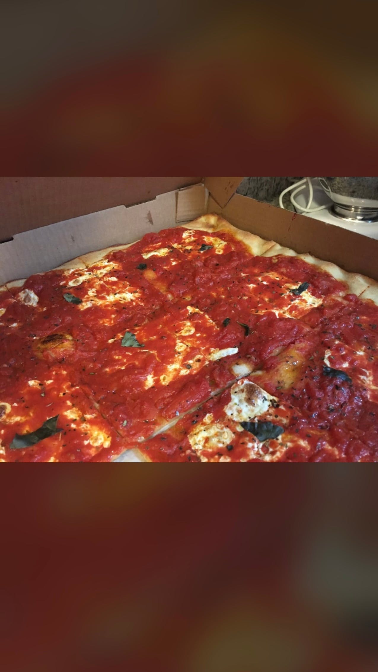 Brooklyn Style Square Cheese Pizza