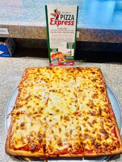 Plain Sicilian Cheese Pizza