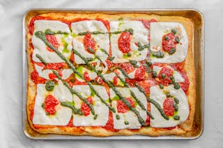 Grandma Sicilian Pizza Slice