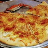 Crab Alfredo Pizza