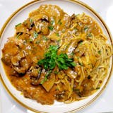 Veal Marsala with Linguine