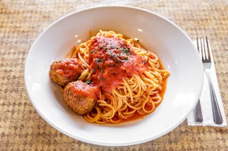 Pasta with 3 Meatballs