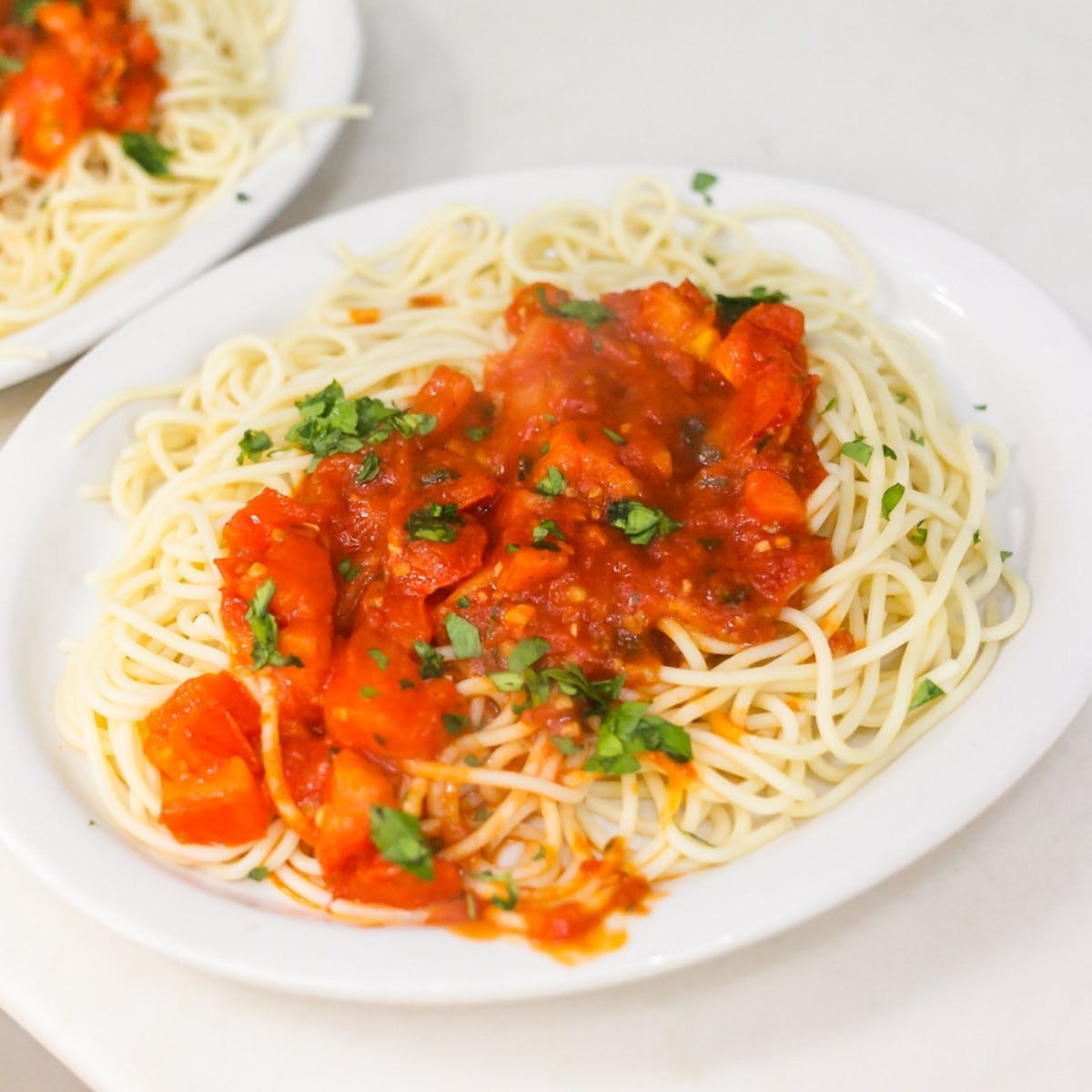 Spaghetti with Tomato Sauce