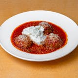 Side of Meatballs with Ricotta Cheese
