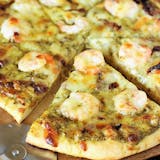 Shrimp Pesto Pizza