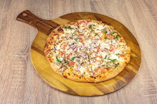Greek Spinach Pizza