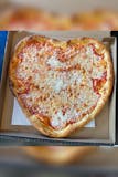 Heart Shaped Cheese Pizza