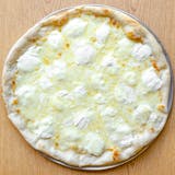 Four Cheese White Pizza