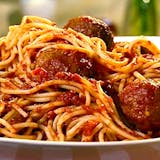 Spaghetti, Marinara with Meatballs