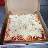 Square Sicilian Plain Cheese Pizza