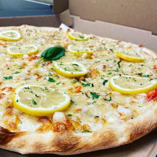 Shrimp Scampi Pizza