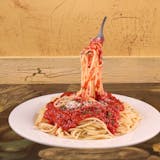 Zio's Famous Spaghetti dinner