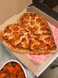 Heart-Shaped Large 14'' One Topping Pizza Special