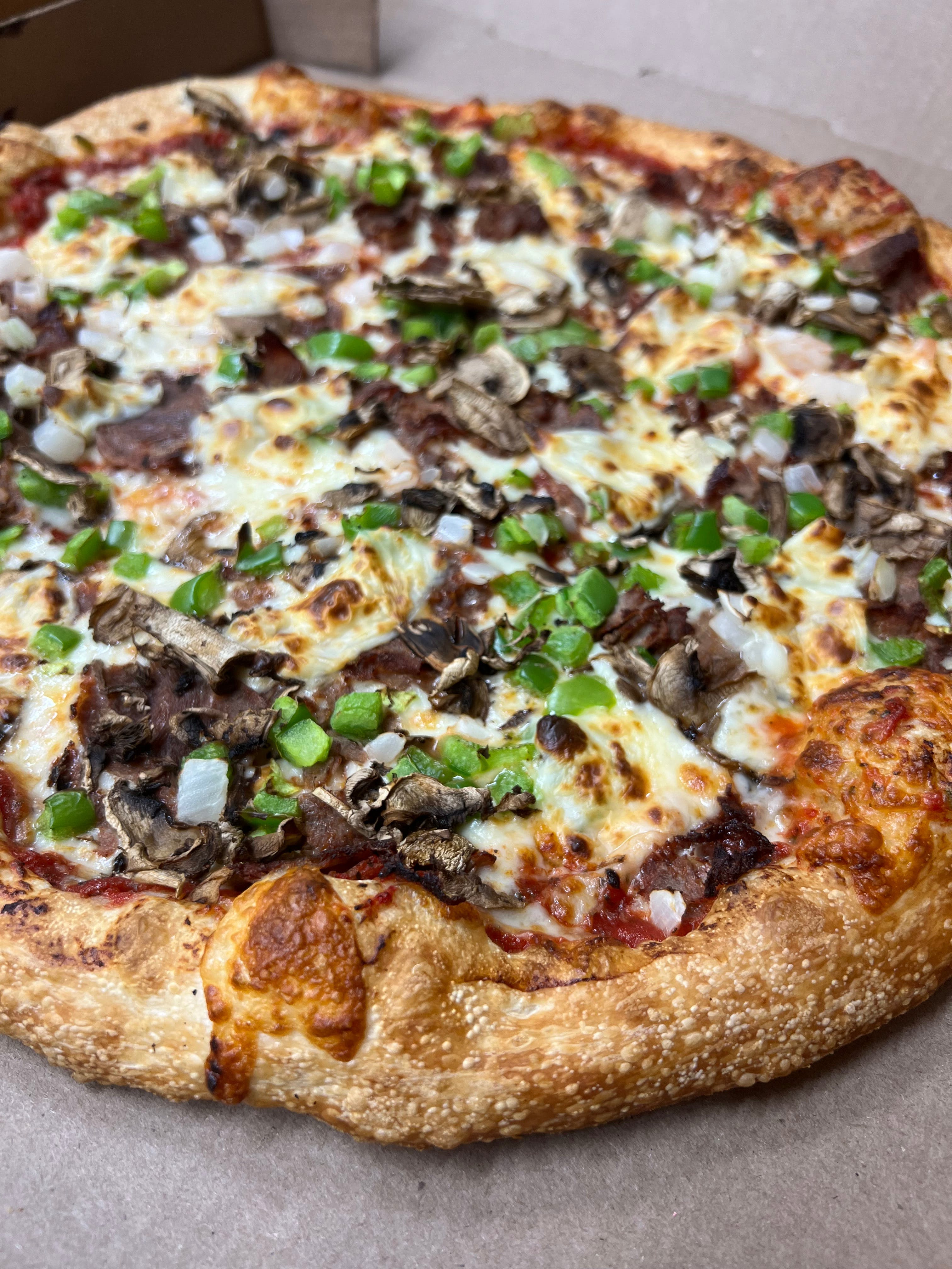 Philly Cheesesteak Pizza