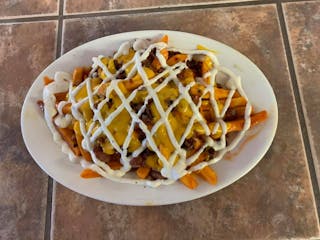 French Fries with Cheese & Bacon