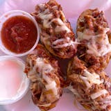 Potato Skins Stuffed with Pulled Pork