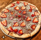 Nutella & Strawberry Dessert Pizza