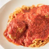 Pasta with Tomato Sauce & Meatballs