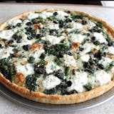 White with Sauteed Spinach Pizza