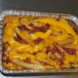 French Fries with Cheese Sauce & Bacon