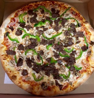 Philly Cheesesteak Pizza