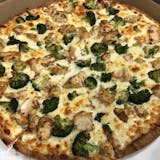 17. Chicken, Broccoli Alfredo Pizza